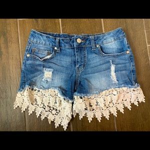 Denim shorts!